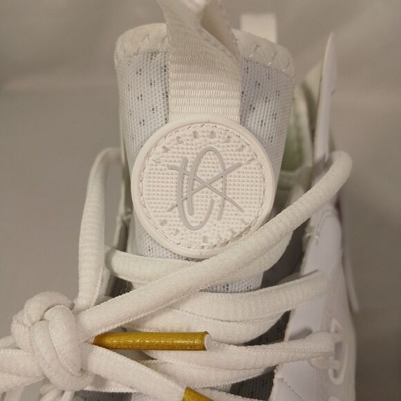 Nike Force Savage Elite 2 Lacrosse Cleats White/Gold Men’s 11 New High Top Shoe - Picture 8 of 11